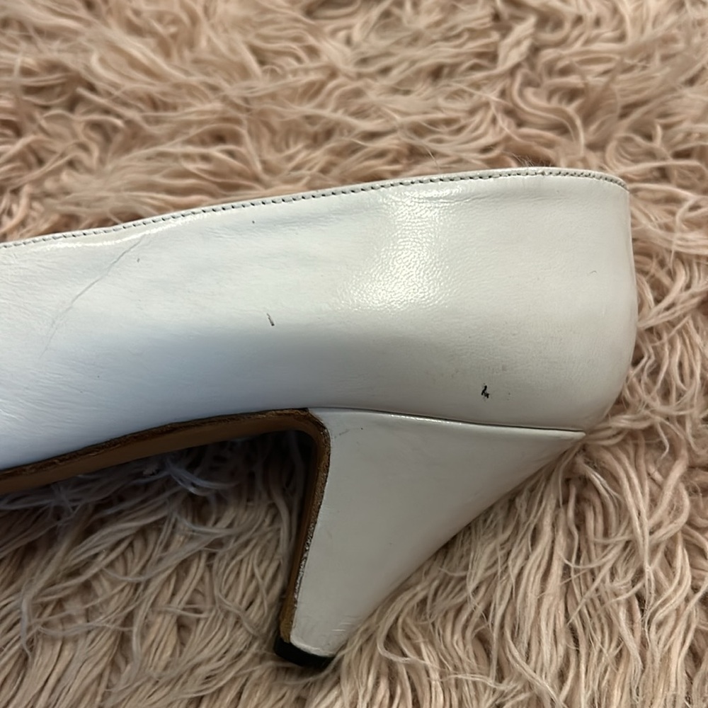 BOTTEGA VENETA WHITE PUMPS - Picture 8 of 8